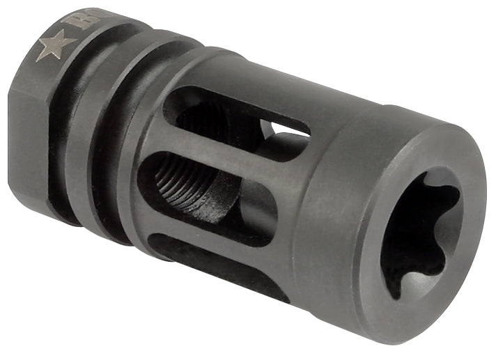 Bravo Company BCMGUNFIGHTER compensator for 7.62mm AR10, designed for recoil mitigation and flash reduction.